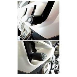 Tampons protection noir BMW S1000RR 2010-2011