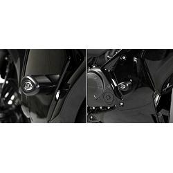Tampons protection noir Honda CBF1000F/Travel 2010-2012