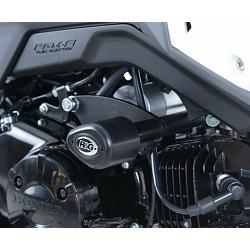 Tampons protection noir Honda MSX125 2017-2020