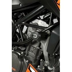 Tampons protection noir KTM 125 DUKE 2011-2021