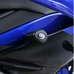 Tampons protection noir Yamaha YZF-R3 2015-2021