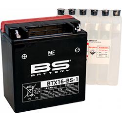 Batterie  sans entretien livree avec pack acide - BTX16-BS