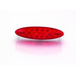Feu arriere LED petit modele rouge avec eclairage de plaque