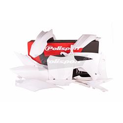 Kit plastique blanc Honda CRF250F/CRF450F 2014-2017