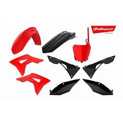 Kit plastiques rouge/noir Honda CRF250/450R 2018-2021