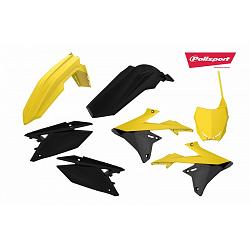 Kit plastiques POLISPORT jaune/noir Suzuki RM-Z450 2018-2022