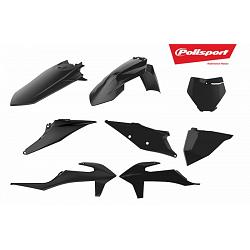 Kit plastiques POLISPORT noir KTM 125 SX 2019-2022