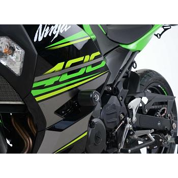 Tampon protection blanc Kawasaki Ninja 400/Z400 2019-2020