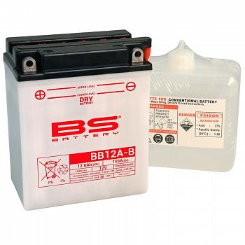 Batterie avec acide BB12A-B HONDA XL 600 V TRANSALP
