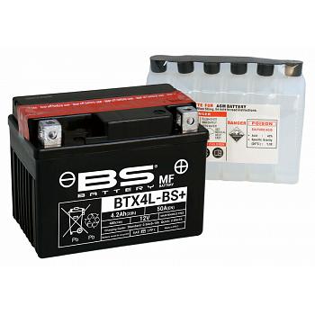Batterie  Sans entretien avec pack acide - BTX4L