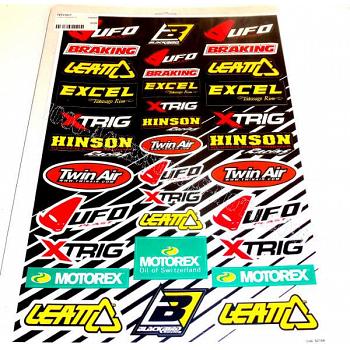 PLANCHE STICKERS RACING