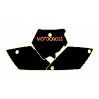 FONDS PLAQUE NOIR KTM SX125 2004-2006