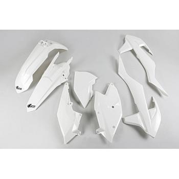 Kit plastique blanc KTM 250/300 EXC TPI 2018-2022